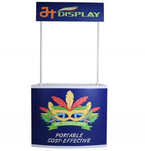 Retail Display  promotion Counter Plastic Folding Table