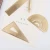 Import Retro Golden Brass Semicircular Protractor Metal Triangular Ruler Creative Stationery from China