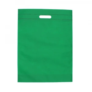 Reusable promotion foldable shopping d-cut non woven bags