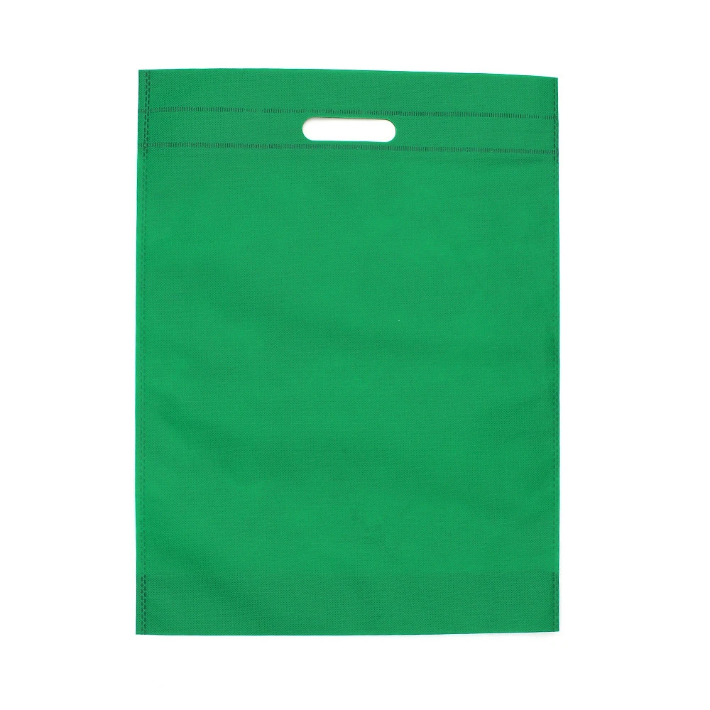 Reusable promotion foldable shopping d-cut non woven bags