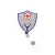 Import rhinestone Nursing retractable Badge reel medical Stethoscope and ID Badge Holder with Alligator Clip from China