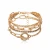 Import Rhinestone/Crystal Charm Bracelet Layered Chain Wrap Bracelets Set Clasp Bracelet for Part Women Jewelry Accessories from China