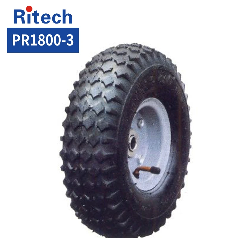 RITECH  10"X3.50-4 PR1800-3 4PR TIRE TYRE OF wheel barrows hand trolleys tool carts PNEUMATIC WHEEL