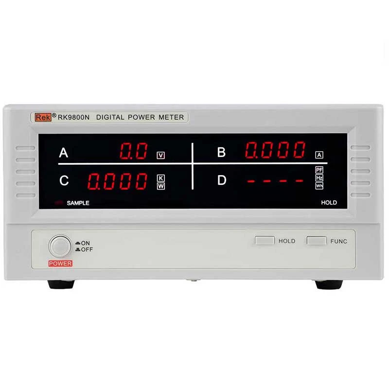 RK9800N ac dc digital rf power meter lcd price 0-600V 20A 12KW