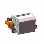 Roller Pressure Type Solid Liquid Separator Dry And Wet Separation Equipment For Cow Manure