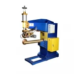 Rolling seam welding machine for welding fuel tank