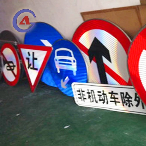 round octogan square Safety Traffic Signs blank With Aluminum signage profiles