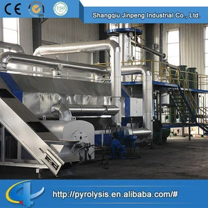 Rubber Raw Material Machinery continuous waste tire to furnace oil machine