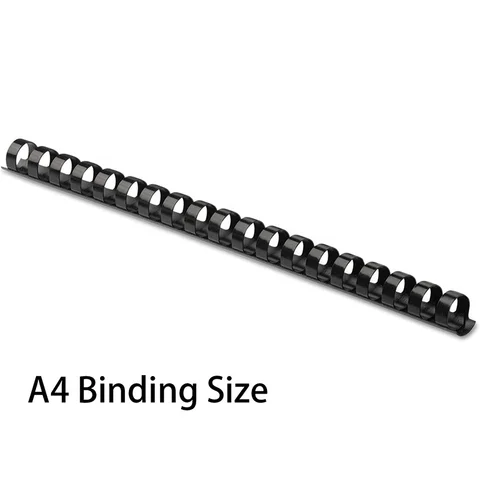 Buy Saitao Multicolor A4 Office Binding Spines 100 Pack 20-450 Binding ...