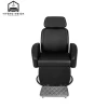 salon furniture new design electric adjustable black leather salon chair