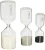 Import Sand hourglass timer 5 15 30 minute timer set glass hourglass sand clock from China