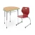 Import School Furniture Used High School Classroom High quality Single Set Desk and Chair from China
