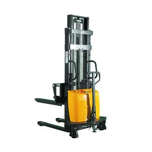 Semi Electric Pallet Jack 2000kg Semi Electric Hydraulic Pallet Forklift Lifting Stacker