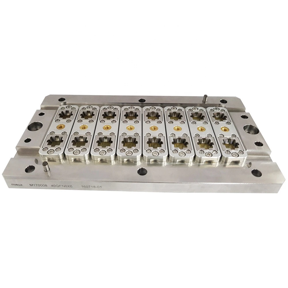 Semiconductor International Standard 40Qfn Contactor Ic Test Socket With High Sales And Ribs