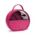 Import Sexy PVC coated traincase series styling Professional Portable MakeUp Train Case Luxury pink Cosmetic Bag from China
