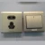 Import SHARE Quality Assured wood grain aluminium metal Panel 1 gang 2 way  Light Switch Push Button Wall Switch 250V 16A from China