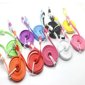 Shenzhen Micro flat usb flat data/ sync charging cable for Samsung flat usb Cords for Computers