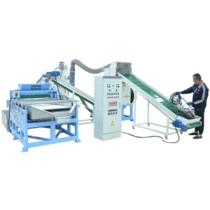 SHINHO Armored Machine Plant Large Stripper Sale PLC Blade Lowest Scrap Cable Granulator Copper Wire Recycling Machine