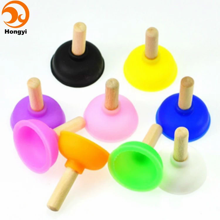Silicone Mobile support Creative Rubber toilet sucker stand cradle Plunger Holder for Phone