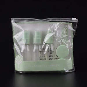 Skin care using travel kit silicone travel bottle set for sale
