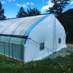 Skyplant Greenhouse Black And White Plastic Sheet / Light Deprivation Blackout Greenhouse Film