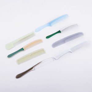 Small Colorful Plastic Hair comb eco-friendly comb
