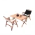 Import Small egg rolls table wood folding picnic table for party dinning from China