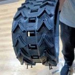 Small tracked vehicle rubber track for snowmobile