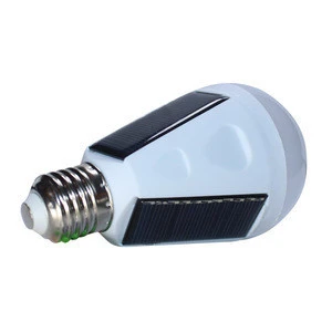 Smart 7W Energy Saving Light LED Intelligent Lamp E27 Rechargeable hanging Solar Emergency Bulb lamp led