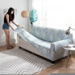 soft printed jacquard stretch sofa cover