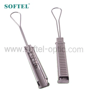 [SOFTEL]FTTH Wire Cable Clamps Adjustable Optical Fiber Drop Pole Wire Cable Clamp,stainless Steel Suspension Clamp Cable Fixed