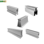 solar panel mounting aluminum profile bracket solar rail