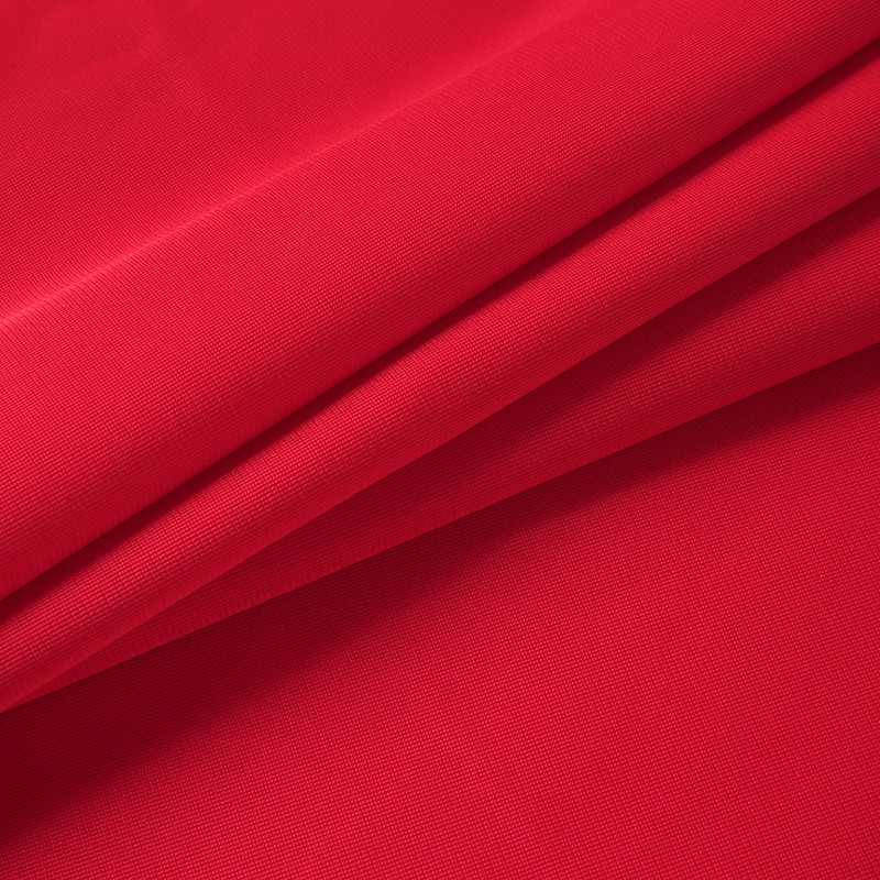 Red Polyester Buy Solid Color Bright Red Polyester Fabric Accept Customized Factory ...