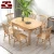 Import Solid wood simple telescopic dining table and chair Living room dual-purpose combination dining table Folding dining table from China