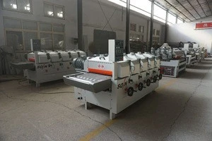 SOSN wood wire drawing machine for wood plastic Combination