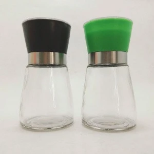 Spice Grinder with Adjustable Coarseness, manual salt and pepper grinder set of 2 wholesale