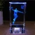 Import Sport basketball souvenir 3d laser photo crystal cube with led light base/crystal 3d led cube for birthday gift from China