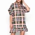 Import Spring Summer Loose Casual Dresses Bow Tie Neck Puff Sleeve Mini Smock Dress from China