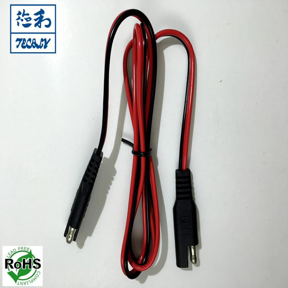 SPT-2 18AWG 3A Switch and crimp molding SAE connector extension power cords