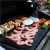 Square outdoor easy clean high temperature reusable nonstick charcoal bbq grill mats set