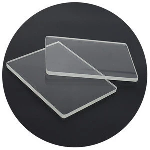 Square Shape and Clear Quartz Plate Type quartz glass discs