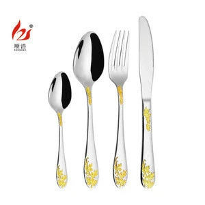Stainless Steel 24pcs wood box flatware set or Diamond Pattern,Exquisite Craft Luxury Flatware, different kinds of cutlery set