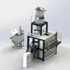 stainless steel automatic vacuum feeder and screw feeder for powder material handling equipment