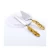 Import Stainless Steel Cake Tool Set With Golden Brass Embossed Minar Style Handmade Design Handle Cake Server And Knife Set from India