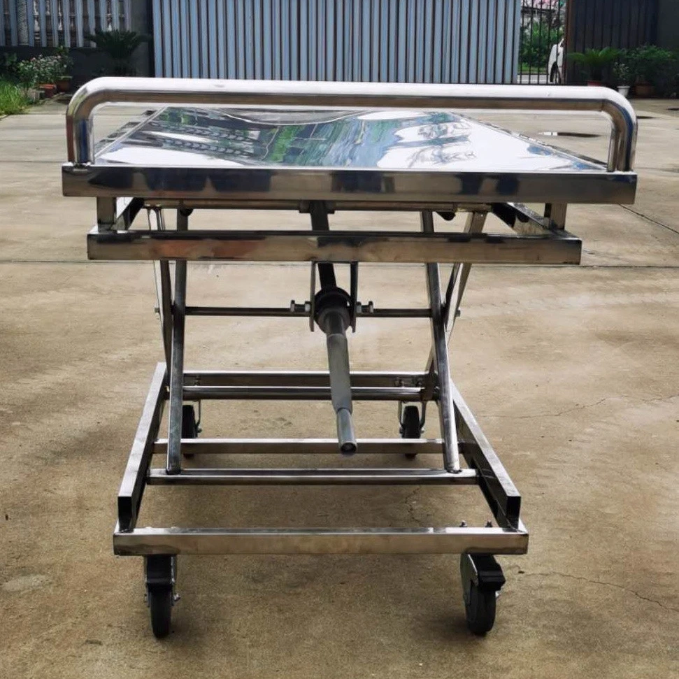 Stainless Steel Funeral Casket Cemetery Lowering Device For Morgue Use