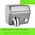 Import Stainless steel hand dryer bathroom wall-mounted hand dryer bathroom electric hand dryer from China