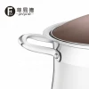 Stainless Steel hot pot soup base thermo casserole soup cooking pot with super bottom 22-28cm pot sets