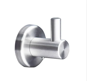 Stainless Steel wall hanging robe hook Bathroom Sets Wall Mounted Clothes Robe Towel coat hook rack