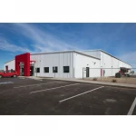 Steel Structure Framed Commercial Office Building, Structural Steel Prefab Construction with free Drawing