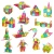 Import STEM Magnetic Toys Develop Motor Skills Creativity Colorful Durable Magnet Building Tiles(100PCS) from China